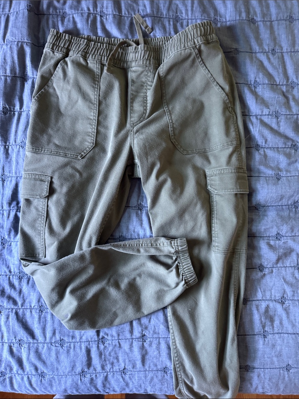 Women’s tencel carhartt Olive Green Cargo Jogger Pants - Casual Utility Style